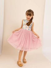 Load image into Gallery viewer, Kids Bamboo Tulle Dress - Meadow
