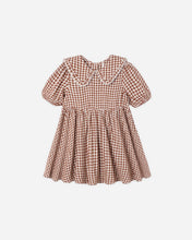 Load image into Gallery viewer, Camille Dress Brick Check