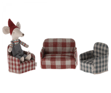 Load image into Gallery viewer, Chair, Mouse - Green Checker