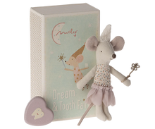 Load image into Gallery viewer, Tooth Fairy Mouse, Little Sister In Matchbox