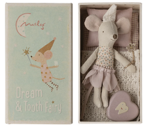 Load image into Gallery viewer, Tooth Fairy Mouse, Little Sister In Matchbox