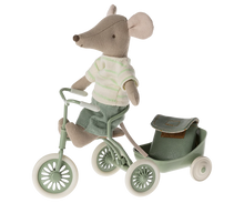 Load image into Gallery viewer, Tricycle Mouse Big Brother, riding the tricycle