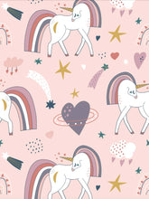 Load image into Gallery viewer, Kids Bamboo Pajamas - Rainbow Unicorn
