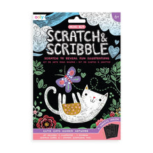 Load image into Gallery viewer, Mini Scratch & Scribble Art Kit: Cutie Cats - 7 PC Set