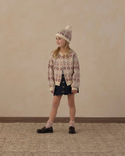 Load image into Gallery viewer, Cheyenne Cardigan Flower Fair Isle