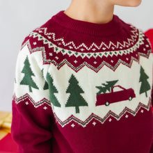 Load image into Gallery viewer, Christmas Truck Fair Isle Sweater - Boys Clothing