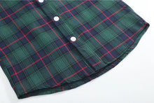 Load image into Gallery viewer, Blue, Green, Red Plaid Dress Shirt