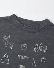 Load image into Gallery viewer, Raw Edge Tee Let’s Go Camping