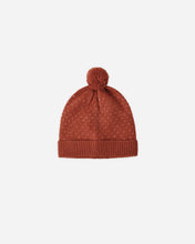 Load image into Gallery viewer, Beanie in Ruby Birdseye, front view