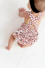 Load image into Gallery viewer, Isla Romper In Ladybugs - Baby Bubble
