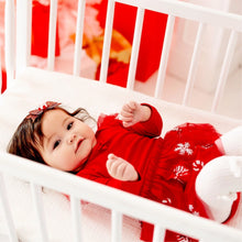 Load image into Gallery viewer, Peppermint Swirl Christmas Long Sleeve Tutu Bodysuit - Baby