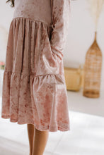 Load image into Gallery viewer, Gwendolyn Ruffle Dress In Crushed Blush