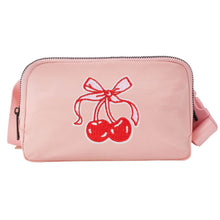 Load image into Gallery viewer, Cherry Coquette Patch Belt Bag