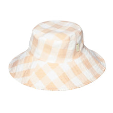 Load image into Gallery viewer, Ditsy Gingham Reversible Sun Hat
