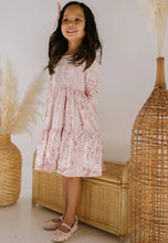 Load image into Gallery viewer, Gwendolyn Ruffle Dress In Crushed Blush