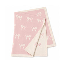 Load image into Gallery viewer, Sweet Bow Baby Blanket - Sweet Pink