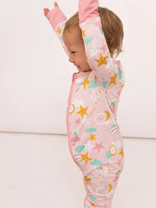 Baby Bamboo Pajamas - Convertible Sleeper - Nova