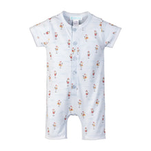 Load image into Gallery viewer, Henley Romper - Beach Buddies Blue
