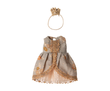 Load image into Gallery viewer, Princess Dress for Big Sister Mouse, front view with crown
