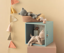 Load image into Gallery viewer, Sleeping Kitten Plush, Small - Grey