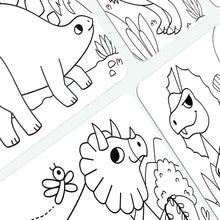 Load image into Gallery viewer, Undercover Art Hidden Pattern Coloring Activity Dino