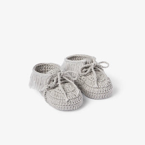 Booties Moccasins Gray 0-12M