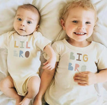Load image into Gallery viewer, Baby Graphic Organic Bodysuit - Lil Bro Desert Bloom