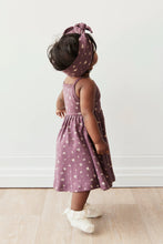 Load image into Gallery viewer, Organic Cotton Samantha Dress - Irina Fig

