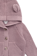 Load image into Gallery viewer, Bear Cardigan - Dreamy Pink