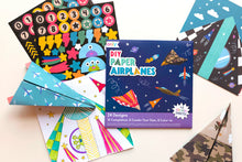 Load image into Gallery viewer, DIY Paper Air Planes - Set of 24 Designs