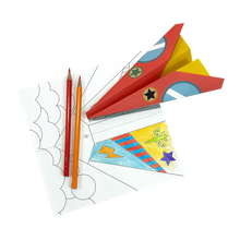 Load image into Gallery viewer, DIY Paper Air Planes - Set of 24 Designs