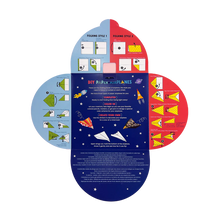 Load image into Gallery viewer, DIY Paper Air Planes - Set of 24 Designs