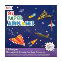 Load image into Gallery viewer, DIY Paper Air Planes - Set of 24 Designs