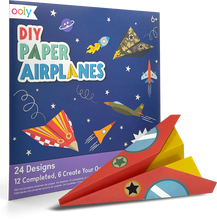 Load image into Gallery viewer, DIY Paper Air Planes - Set of 24 Designs
