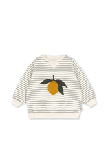 Load image into Gallery viewer, Amio Sweat Shirt - Cilantro Stripe