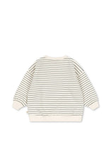 Load image into Gallery viewer, Amio Sweat Shirt - Cilantro Stripe