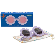 Load image into Gallery viewer, Polarized Flower Sunglasses: Irresistible Iris - Lavender Mirrored Lens