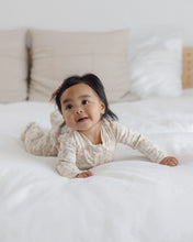 Load image into Gallery viewer, Zip Long Sleeve Sleeper Footie - Floral Vine