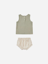 Load image into Gallery viewer, Woven Tank + Short Set - Sage
