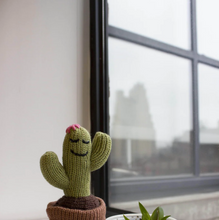 Load image into Gallery viewer, Organic Baby Rattle Cactus
