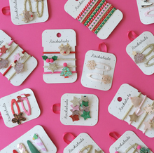 Load image into Gallery viewer, Jolly Glitter Xmas Tree Clips
