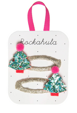 Load image into Gallery viewer, Christmas Tree Glitter Clips