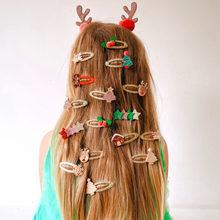 Load image into Gallery viewer, Christmas Tree Glitter Clips