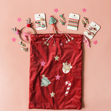 Load image into Gallery viewer, Christmas Tree Glitter Clips