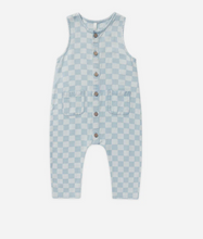 Load image into Gallery viewer, Woven Jumpsuit - Blue Check
