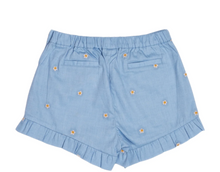 Load image into Gallery viewer, Joseph Shorts - Chambray Embroidered Blue
