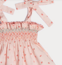 Load image into Gallery viewer, Audrey Smocked Romper - Fraises

