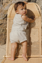 Load image into Gallery viewer, Baby Tank Set - Eucalyptus Gingham