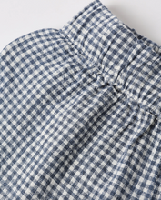 Load image into Gallery viewer, Close-up of blue and white checkered fabric