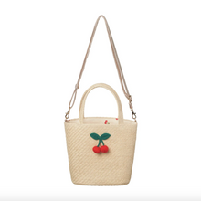 Load image into Gallery viewer, Crochet Cherry Basket Bag